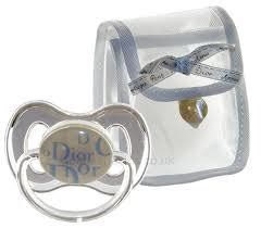 dior dummy blue|RARE BABY DIOR WHITE BLUE LOGO SILICONE DUMMY .